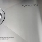 77 Cm Calha Para Pia Umida Bancada Americana Embutida Inox