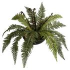 7 Buquês De Samambaias Artificiais 60x45 Realistas E Volumosa