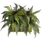 7 Buquês De Samambaias Artificiais 60x45 Realistas E Volumosa