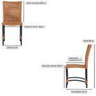 7 Cadeiras Corda Náutica Cannes Em Alumínio Com Pintura Eletr