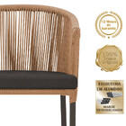 7 Cadeiras De Jantar Área Noronha Em Alumínio Com Pintura Mar