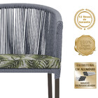 7 Cadeiras De Jantar Área Noronha Em Alumínio Com Pintura Mar