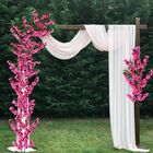 7 Cerejeiras Artificiais Rosa Para Decoração De Arbustos Perm