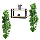 7 Conjuntos De Folhagens Artificiais 100x20 Pendente De Trepa