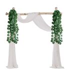 7 Conjuntos De Folhagens Artificiais 100x20 Pendente De Trepa