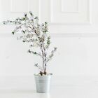 7 Flores De Cerejeira Branca Artificial De Alta Qualidade Flo