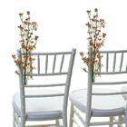 7 Galhos De Mosquitinho Laranja Artificial - Ideal Para Convi