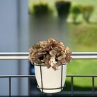 7 Mini Buquês De Hortênsias Artificiais Flor Realista Na Cor