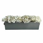 7 Mini Buquês De Hortênsias Artificiais Flor Realista Na Cor