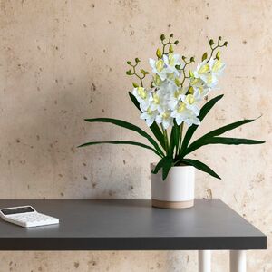 Foto de 7 Orquídeas Artificiais Dançante 60cm - Perfeito Para Decoraç