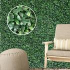 7 Painéis De Folhagens Verdes De Buxinho Artificial Ideal Par