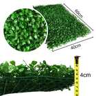 7 Painéis De Folhagens Verdes De Buxinho Artificial Ideal Par