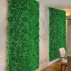 7 Painéis De Folhagens Verdes De Buxinho Artificial Ideal Par