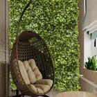 7 Painéis De Plantas Artificiais 60x40cm Folhagens Cheflera D