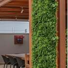 7 Peças De Painéis Verticais Verdes Ricas Em Folhagens Com Co