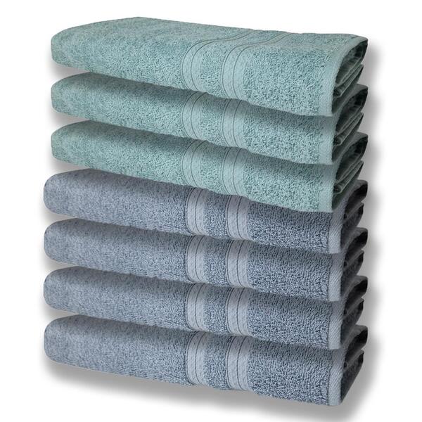 7 Toalhas Grande Super Felpudas E Grossa 80x150 4 Azul 3 Verde