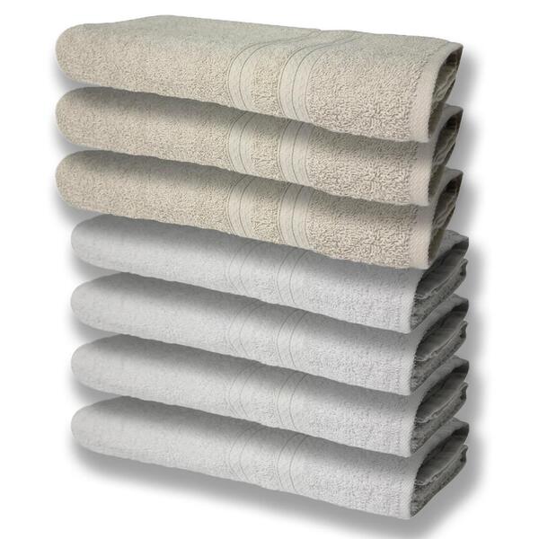 7 Toalhas Grande Super Felpudas E Grossa 80x150 4 Branco 3 Be