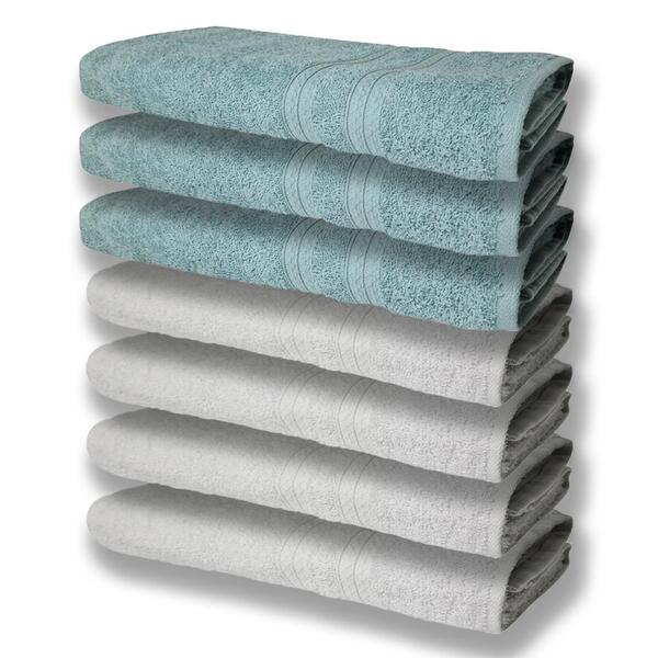 7 Toalhas Grande Super Felpudas E Grossa 80x150 4 Branco 3 Ve