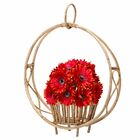 7 Unidades De Gérbera Artificial Laranja Com Galho Flexível F