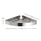 898s Prateleira Porta Shampo Escovado