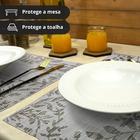 8  Jogo Americano Mesa Posta Luxo Restaurante St Folha Cz