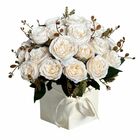 8 Arranjo Floral Com Buquê De Rosas  Artificiais Decoração El