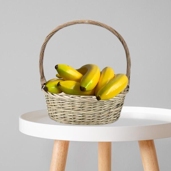 8 Bananas Fake Realistas – Ideal Para Compor Vitrines Comerci