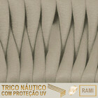 8 Cadeiras Atenas Tricô Náutico E Alumínio Com Proteção Uv Pa