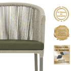 8 Cadeiras De Jantar Área Noronha Em Alumínio Com Pintura Fen