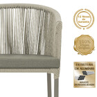 8 Cadeiras De Jantar Área Noronha Em Alumínio Com Pintura Fen