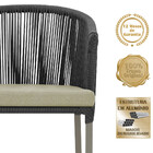 8 Cadeiras De Jantar Área Noronha Em Alumínio Com Pintura Fen