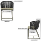 8 Cadeiras De Jantar Área Noronha Em Alumínio Com Pintura Fen