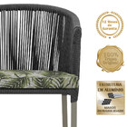 8 Cadeiras De Jantar Área Noronha Em Alumínio Com Pintura Fen