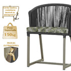 8 Cadeiras De Jantar Área Noronha Em Alumínio Com Pintura Fen