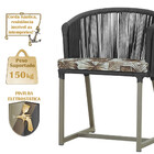 8 Cadeiras De Jantar Área Noronha Em Alumínio Com Pintura Fen