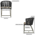 8 Cadeiras De Jantar Área Noronha Em Alumínio Com Pintura Fen