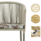 8 Cadeiras De Jantar Área Noronha Em Alumínio Com Pintura Fen