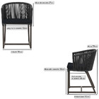 8 Cadeiras De Jantar Área Noronha Em Alumínio Com Pintura Mar