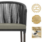 8 Cadeiras De Jantar Área Noronha Em Alumínio Com Pintura Mar