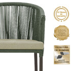 8 Cadeiras De Jantar Área Noronha Em Alumínio Com Pintura Mar