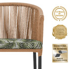 8 Cadeiras De Jantar Área Noronha Em Alumínio Com Pintura Pre