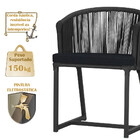 8 Cadeiras De Jantar Área Noronha Em Alumínio Com Pintura Pre