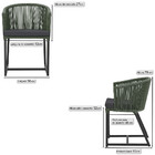 8 Cadeiras De Jantar Área Noronha Em Alumínio Com Pintura Pre