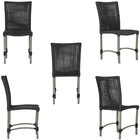 8 Cadeiras De Jantar Cannes De Alumínio Com Pintura Fendi E T