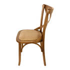 8 Cadeiras Mesa Jantar Madeira Maciça Ratan Natural Katrina