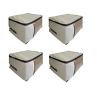 8 Caixa Organizadora Resistente Lençol Anti Mofo Closet Ziper