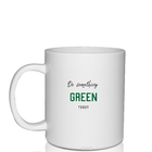 8 Canecas Brancas Eco Seja Verde Krystalon