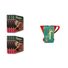 8 Cxs Filtro Café 103 + Porta Filtro Colorido Supremo Reutili