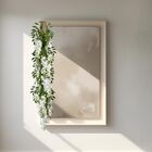 8 Flores De Glicínia Artificial Pendente Com Haste Flexível P