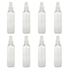8 Frascos Spray Borrifador 100ml Cilindrico Alto